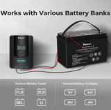 Works with Various Battery Banks