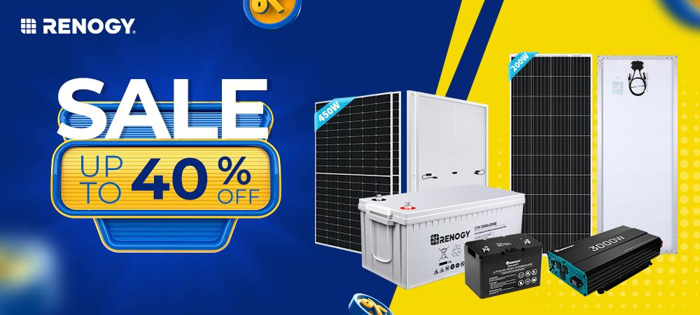 Solar Kit, Panels, Batteries & Inverters SALE: UP TO 25% OFF