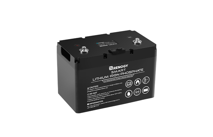 12V 100Ah Smart Lithium Iron Phosphate Battery With Self-Heating Function
